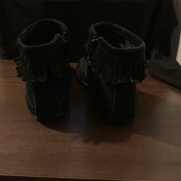 Aerosoles black fringe booties - Picture 4 of 8